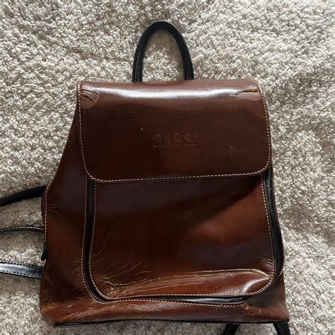 how much is my vintage gucci bag worth|authentic vintage gucci backpack.